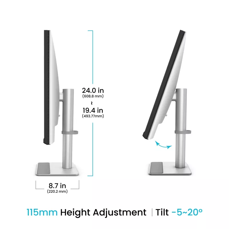 Computermonitor BenQ MA320UP 80 cm (31,5 inch) 3840 x 2160 4K IPS mat, 5 ms, USB-C, ingebouwde luidsprekers, VESA, wit