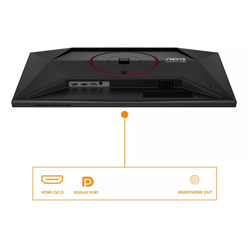 AOC G4 24G4ZR computerscherm 60,5 cm (23,8 inch) 1920 x 1080 pixels Full HD LED zwart, rood