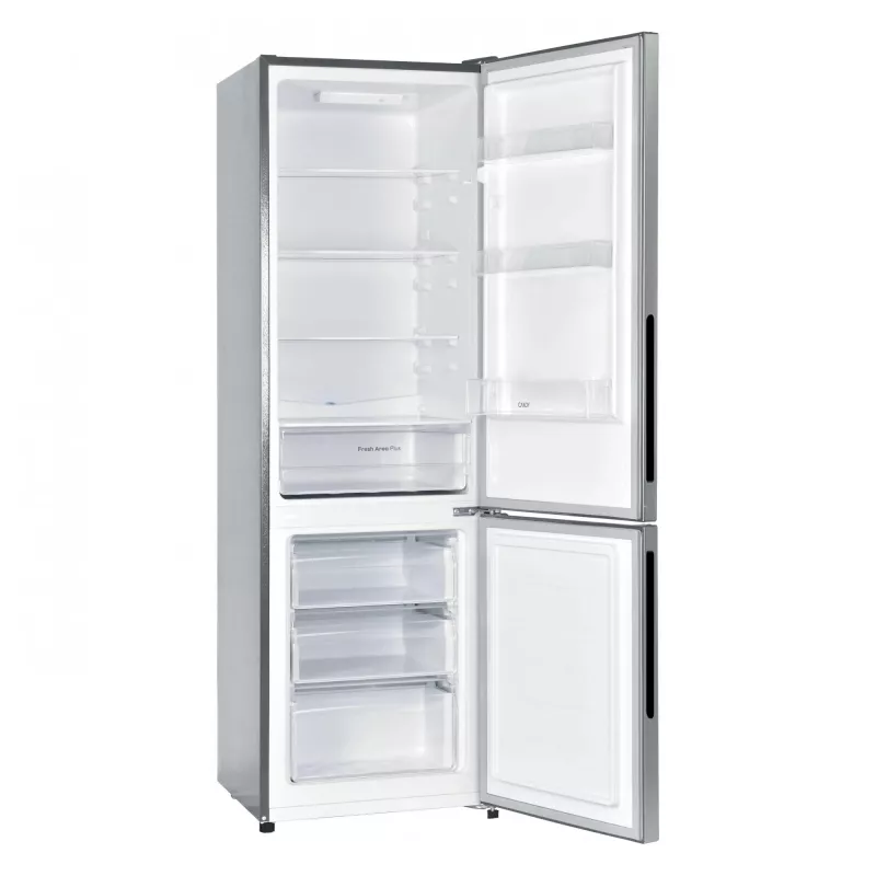 Candy City Combi CCG3L517ES vrijstaand 262 l zilver