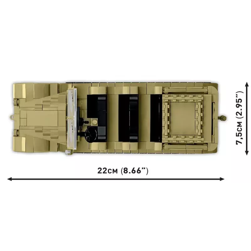 Cobi Blocks Sd.Kfz.8 met 8,8 cm Flak 36 bouwset, 975 onderdelen