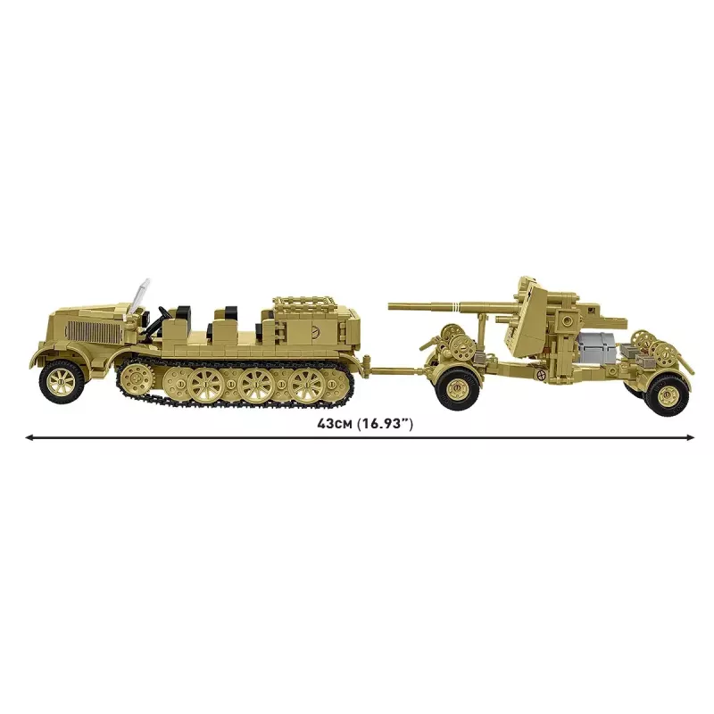 Cobi Blocks Sd.Kfz.8 met 8,8 cm Flak 36 bouwset, 975 onderdelen