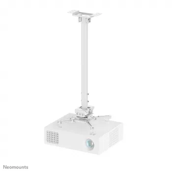 Neomounts CL25-550WH1 beamer-plafondsteun – H 74,5-114,5 cm – Easy-Install – volledig beweegbaar