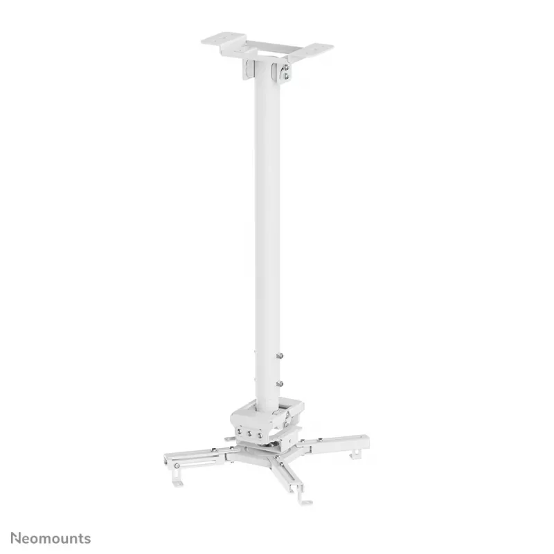 Neomounts CL25-550WH1 beamer-plafondsteun – H 74,5-114,5 cm – Easy-Install – volledig beweegbaar