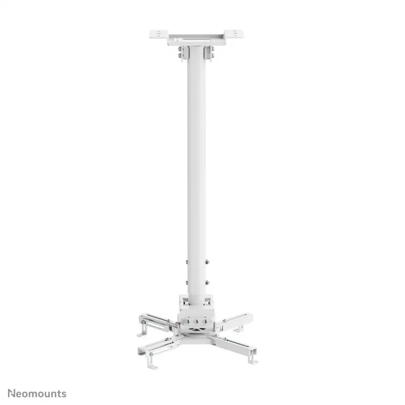 Neomounts CL25-550WH1 beamer-plafondsteun – H 74,5-114,5 cm – Easy-Install – volledig beweegbaar