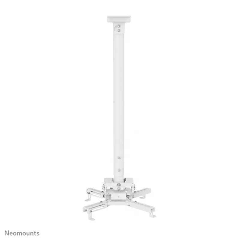 Neomounts CL25-550WH1 beamer-plafondsteun – H 74,5-114,5 cm – Easy-Install – volledig beweegbaar