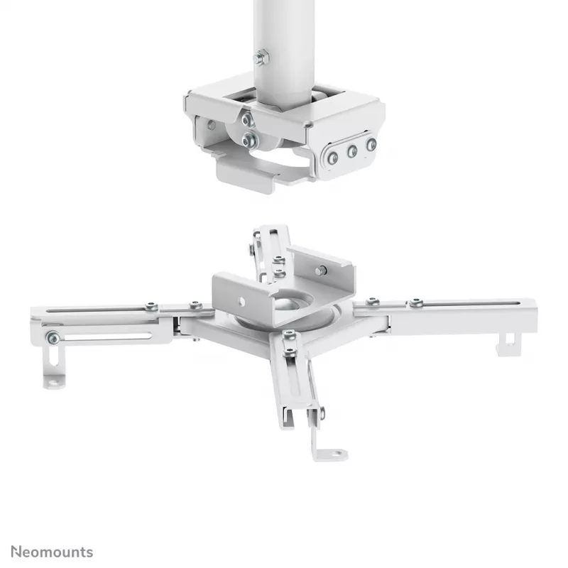 Neomounts CL25-550WH1 beamer-plafondsteun – H 74,5-114,5 cm – Easy-Install – volledig beweegbaar