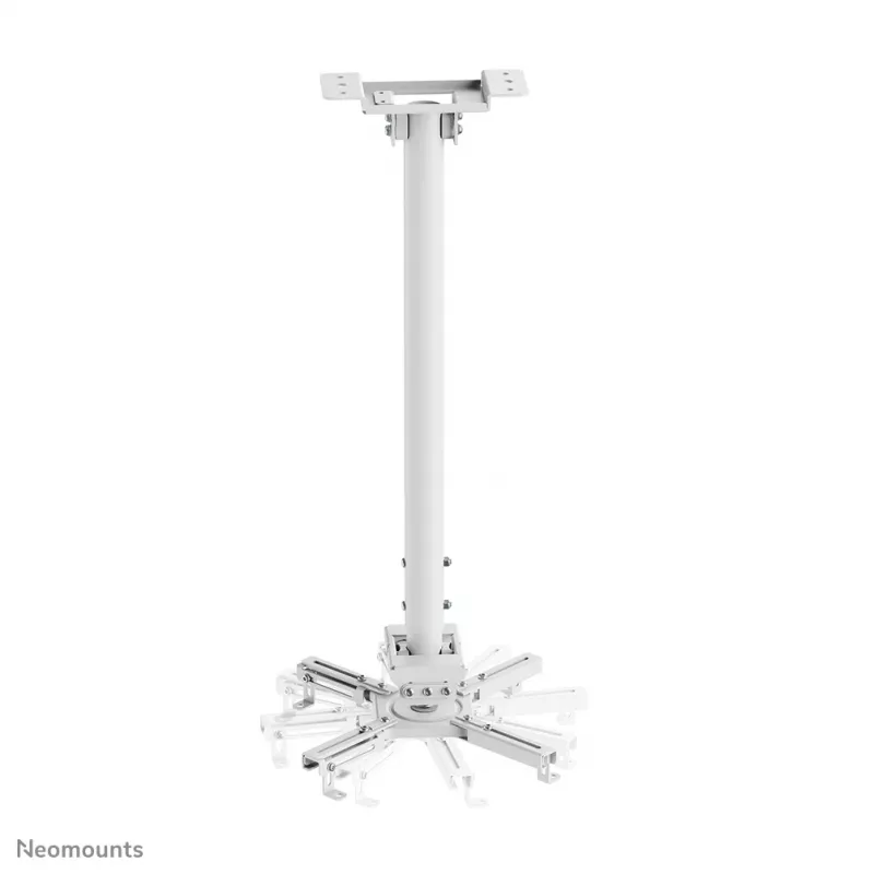 Neomounts CL25-550WH1 beamer-plafondsteun – H 74,5-114,5 cm – Easy-Install – volledig beweegbaar