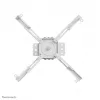 Neomounts CL25-550WH1 beamer-plafondsteun – H 74,5-114,5 cm – Easy-Install – volledig beweegbaar