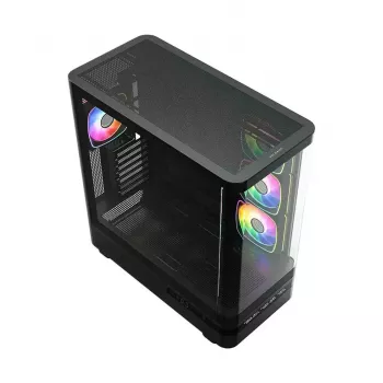 Computerbehuizing MODECOM VOLCANO AQ200 ARGB MIDI zwart