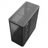 PC-behuizing MODECOM VOLCANO AQ400 ARGB MIDI zwart — MODECOM MC-A-AQ400-4FA-B
