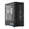 PC-behuizing MODECOM VOLCANO AQ400 ARGB MIDI zwart — MODECOM MC-A-AQ400-4FA-B