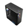 PC-behuizing MODECOM VOLCANO AQ400 ARGB MIDI zwart — MODECOM MC-A-AQ400-4FA-B