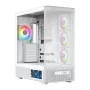 MODECOM VOLCANO AQ400 ARGB MIDI Tower computerbehuizing, wit