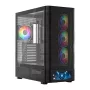 Computerbehuizing MODECOM VOLCANO AQ500 ARGB MIDI zwart
