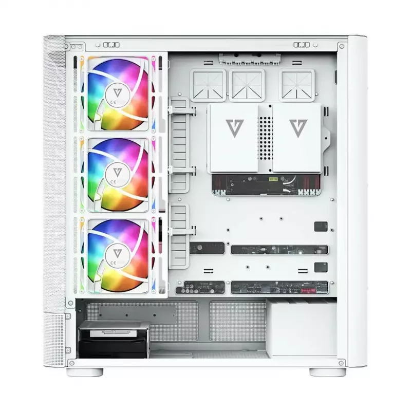 Computerbehuizing MODECOM VOLCANO AQ500 ARGB MIDI wit