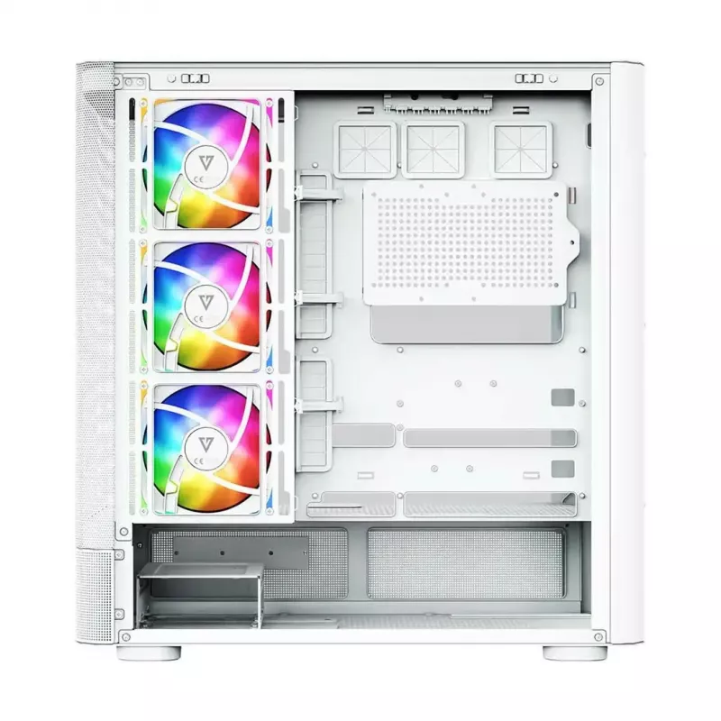 Computerbehuizing MODECOM VOLCANO AQ500 ARGB MIDI wit
