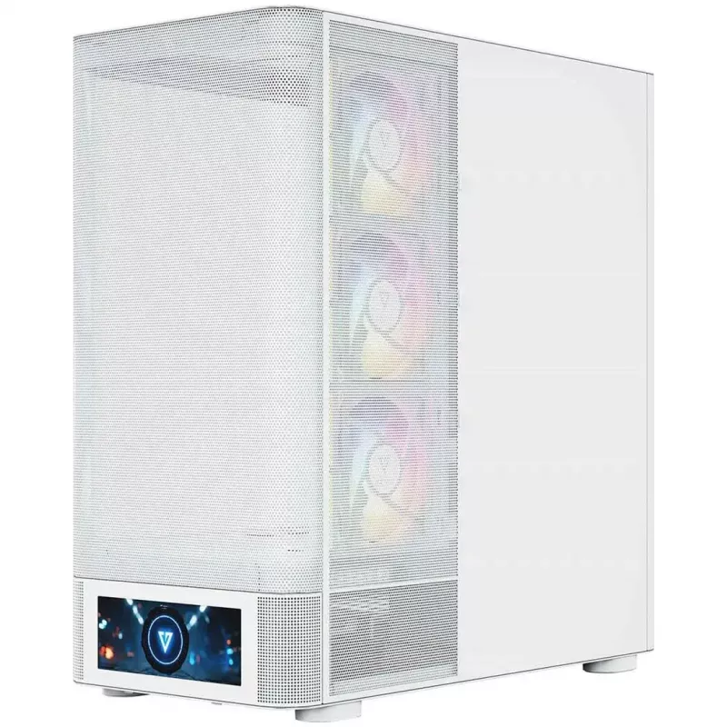 Computerbehuizing MODECOM VOLCANO AQ500 ARGB MIDI wit