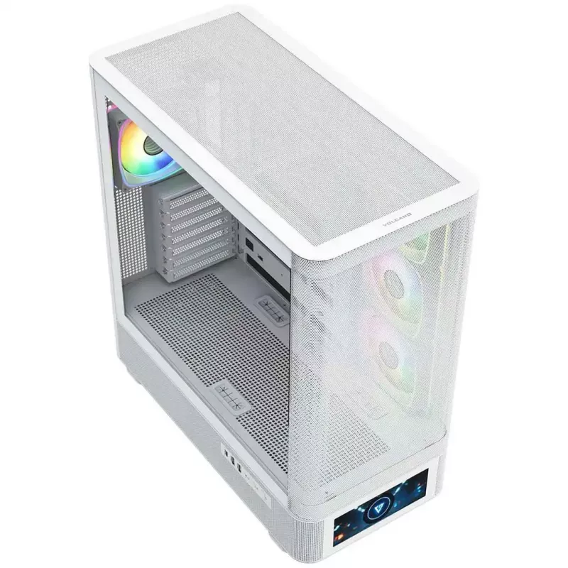 Computerbehuizing MODECOM VOLCANO AQ500 ARGB MIDI wit