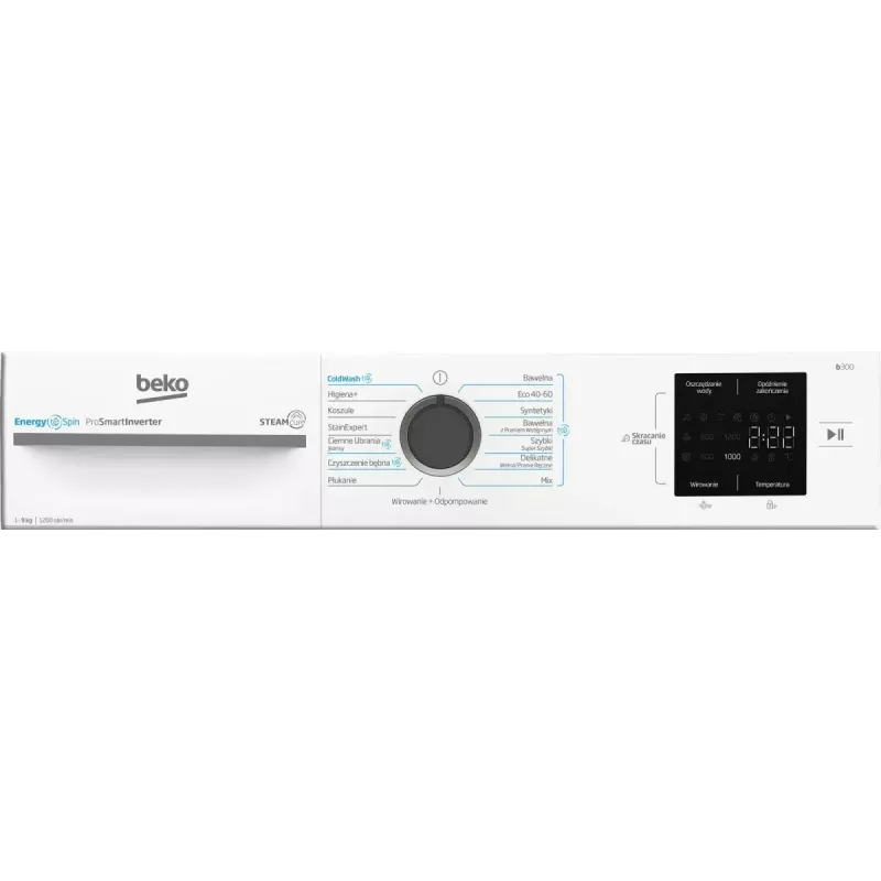 Wasmachine BEKO BM3WFU39215WAR 9 kg, energie-efficiëntieklasse A