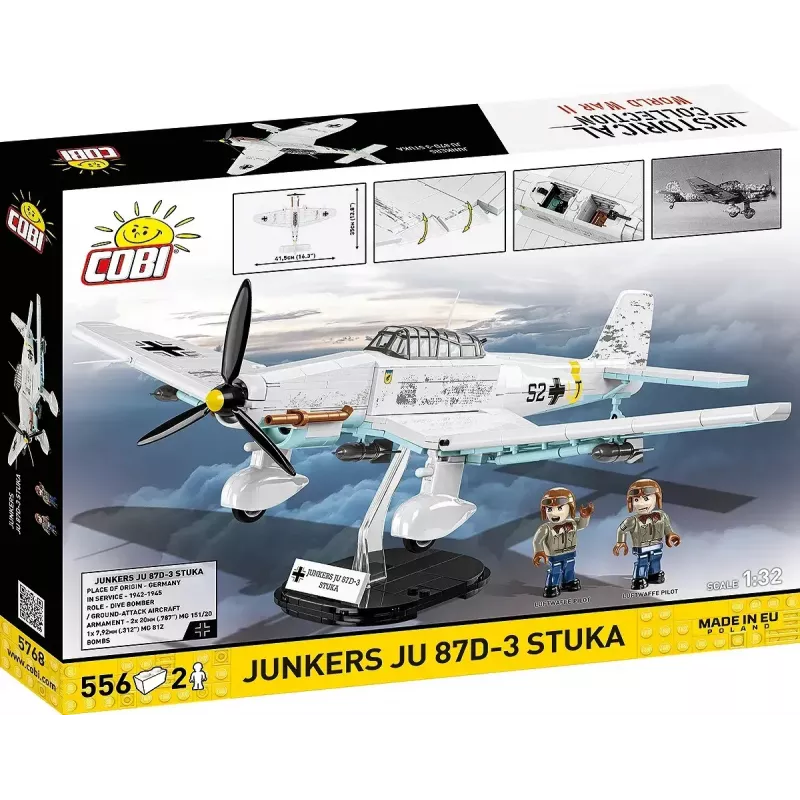 Cobi Blocks Junkers JU 87D-3 Stuka bouwset 556 onderdelen