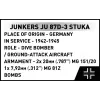 Cobi Blocks Junkers JU 87D-3 Stuka bouwset 556 onderdelen