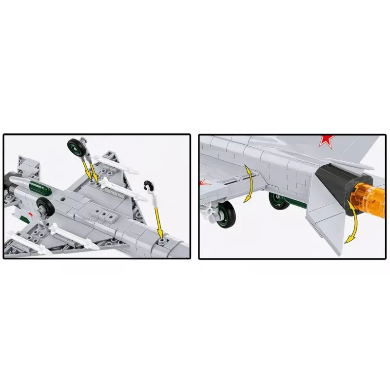 Constructieblokken Cobi MiG-21 MF 381-blokkenset – speelgoedmodel om te bouwen