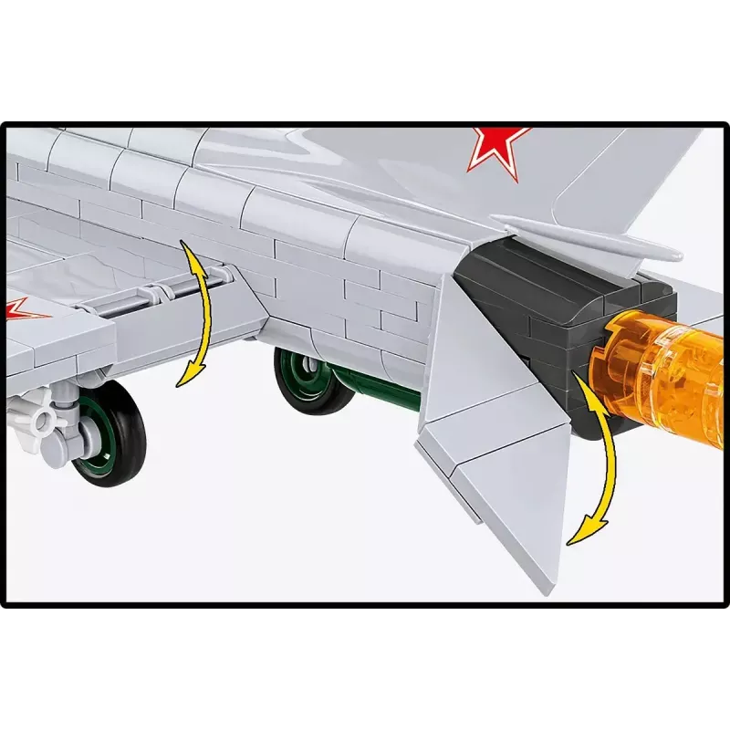 Constructieblokken Cobi MiG-21 MF 381-blokkenset – speelgoedmodel om te bouwen