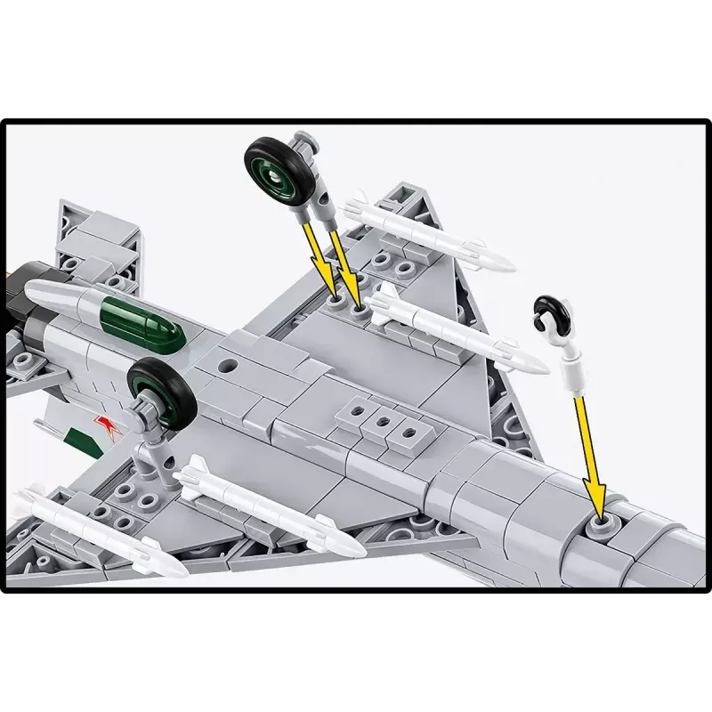 Constructieblokken Cobi MiG-21 MF 381-blokkenset – speelgoedmodel om te bouwen