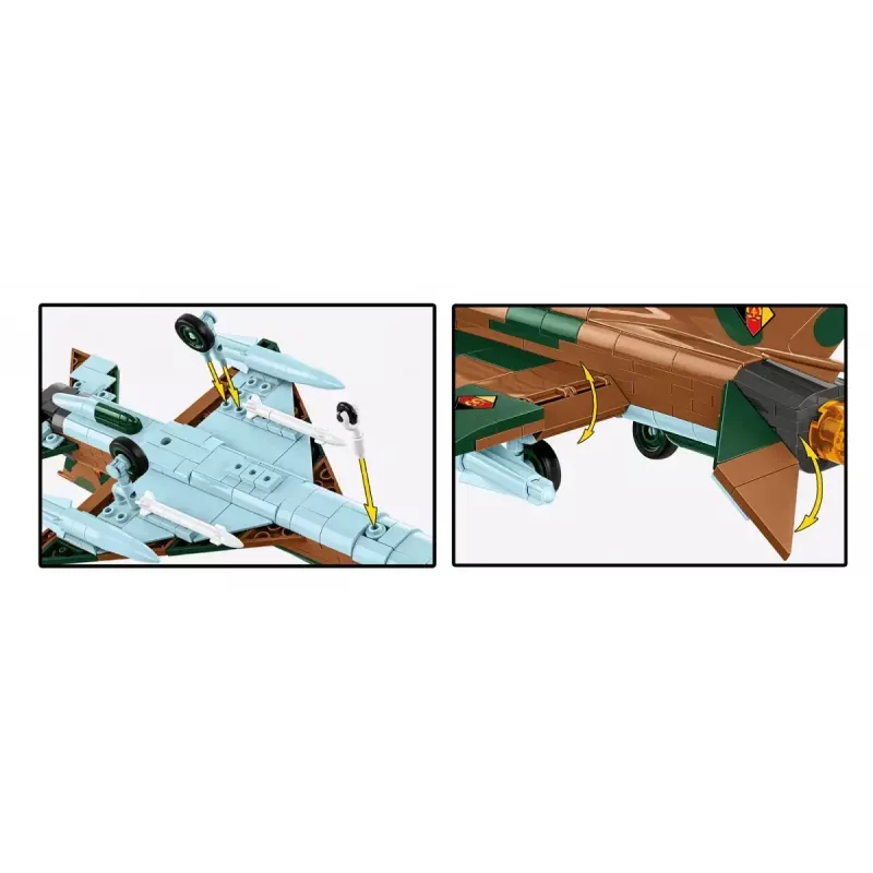 Cobi MiG-21 modelbouwpakket 396 onderdelen – Cobi Blocks constructieset