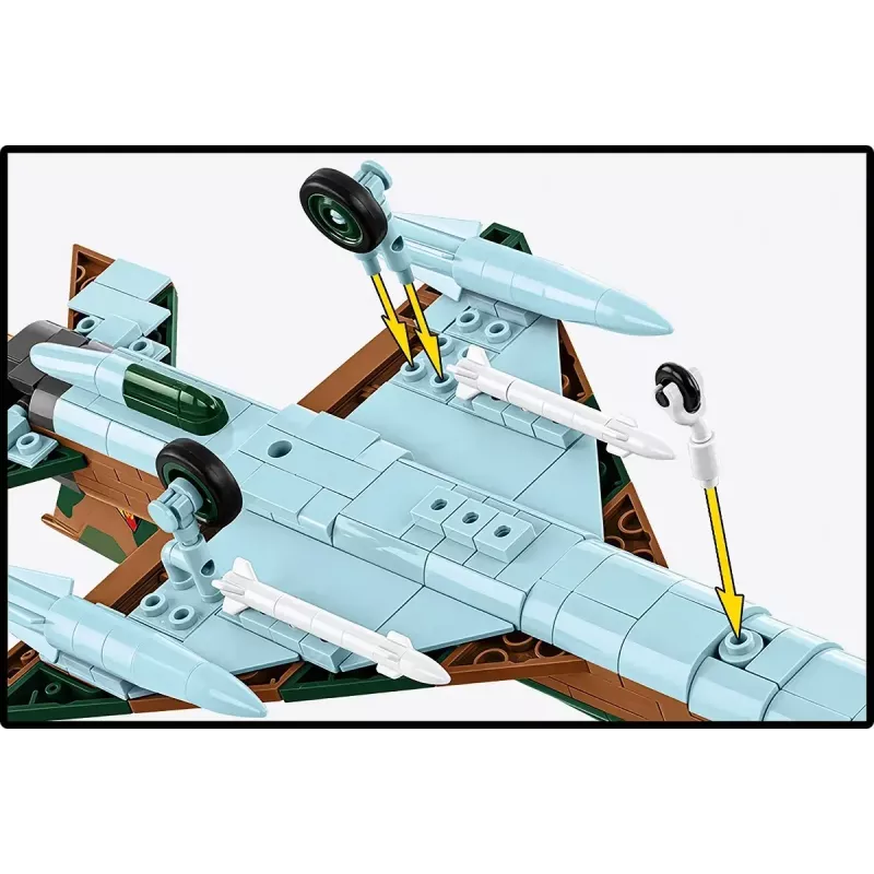 Cobi MiG-21 modelbouwpakket 396 onderdelen – Cobi Blocks constructieset