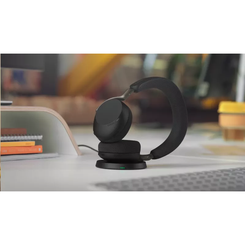 Jabra Evolve3 75 - UC Link390c (draadloos oplaadstation) - zwart