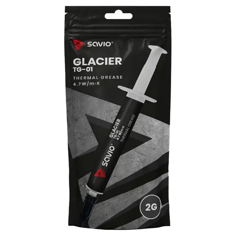 Savio TG-01 thermische pasta, 2 g, 4,7 W/m·K