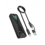 ICY BOX M.2 NVMe SSD-behuizing met USB 3.2 Gen 2 Type-C en RGB-verlichting