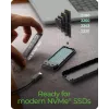 ICY BOX M.2 NVMe SSD-behuizing met USB 3.2 Gen 2 Type-C en RGB-verlichting
