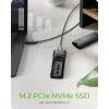 ICY BOX M.2 NVMe-behuizing met USB 3.2 Gen 2 Type-C, SSD-behuizing, M.2, PCI Express, 10 Gbit/s, hot-swap, zwart
