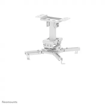 Plafondprojectorhouder Neomounts CL25-530WH1 — volledig beweegbaar, max. belasting 45 kg, hoogte 25,5 cm, wit