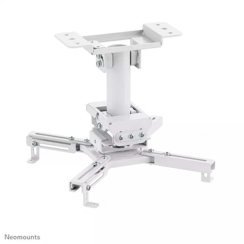 Plafondprojectorhouder Neomounts CL25-530WH1 — volledig beweegbaar, max. belasting 45 kg, hoogte 25,5 cm, wit