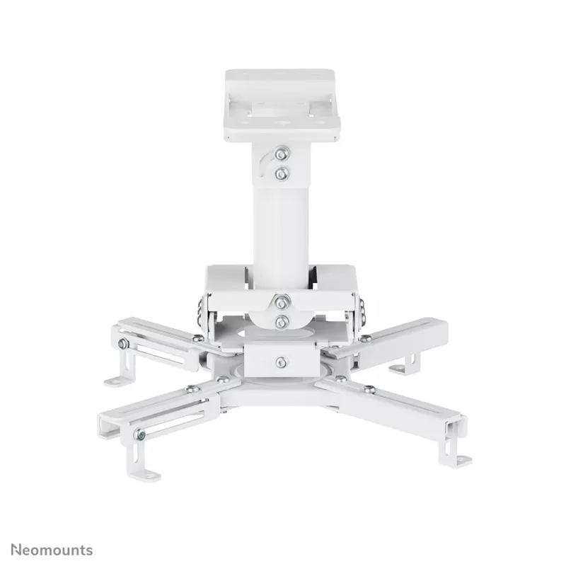Plafondprojectorhouder Neomounts CL25-530WH1 — volledig beweegbaar, max. belasting 45 kg, hoogte 25,5 cm, wit
