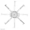 Plafondprojectorhouder Neomounts CL25-530WH1 — volledig beweegbaar, max. belasting 45 kg, hoogte 25,5 cm, wit