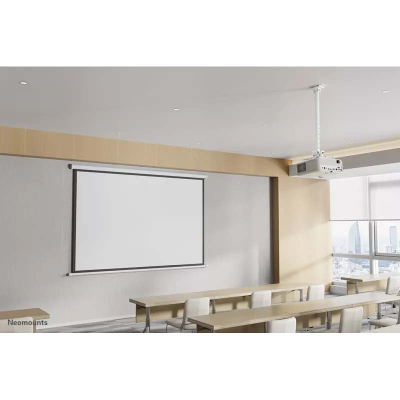 Neomounts CL25-540WH1 beamer-plafondhouder – h 60,5–90,5 cm – eenvoudige montage – volledig beweegbaar