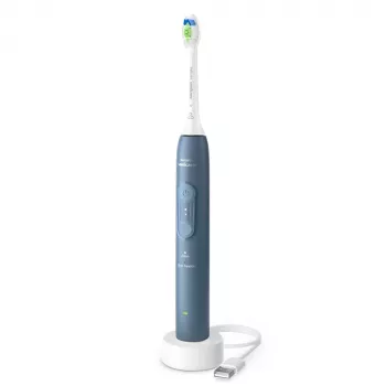 Oplaadbare sonische tandenborstel Philips 4100 HX4041/48 — ingebouwde Li-ion-accu, modi 'Dagelijkse reiniging' en 'Tandvleesverzorging', 1 handgreep, 1 borstelkop, blauw