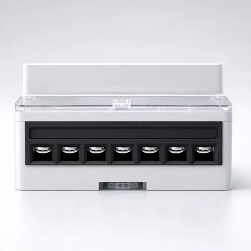 Driefasige DIN-rail energiemeter QOLTEC 50978 — 400 V, 100 A