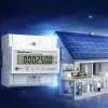 Driefasige energiemeter QOLTEC 50980 — 400 V, 100 A met reset