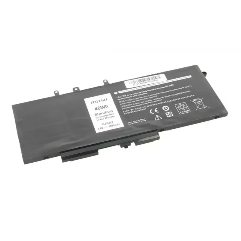 MITSU 5BM335 oplaadbare laptopaccu voor Dell, 6000 mAh