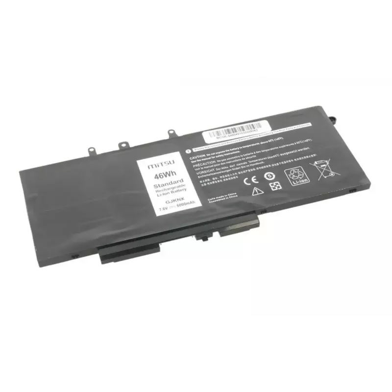 MITSU 5BM335 oplaadbare laptopaccu voor Dell, 6000 mAh
