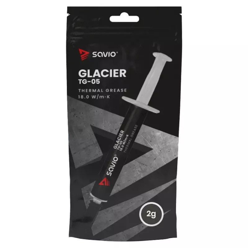 Warmtegeleidingspasta SAVIO TG-05 2g — warmtegeleidbaarheid 18 W/m·K, 2 ml