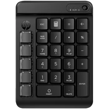 HP 430 programmeerbaar draadloos toetsenblok, draadloos, Bluetooth, mechanisch, zwart