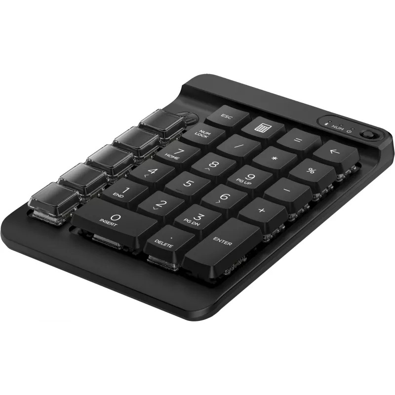 HP 430 programmeerbaar draadloos toetsenblok, draadloos, Bluetooth, mechanisch, zwart