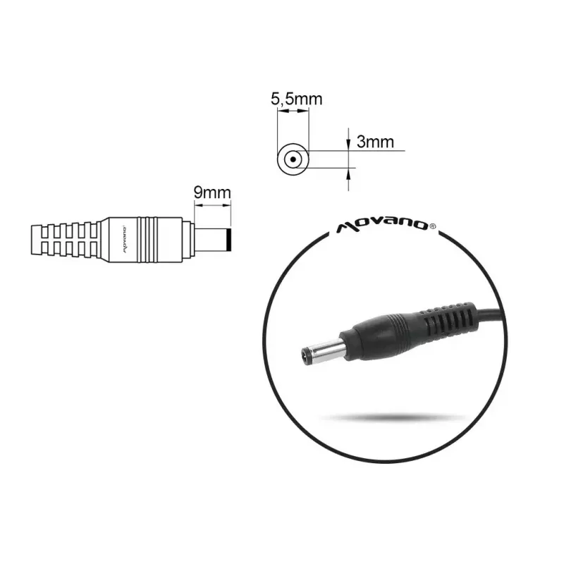 Voeding MITSU voor Samsung 19V 3,16A (model 5ZM050)