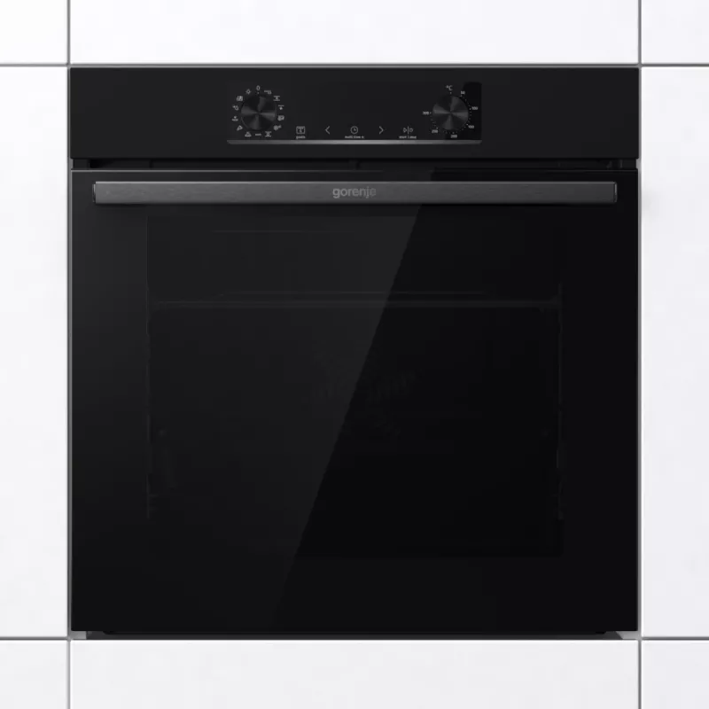 Gorenje elektrische oven BOS6737E06B RAL9005, groot, elektrisch, 77 l, 77 l, 2300 W, 300 °C